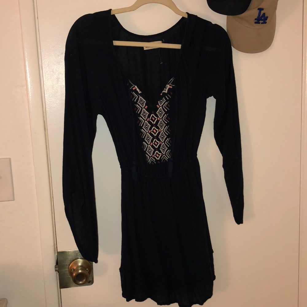 blue xs hollister dress